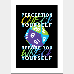 Perception Check Yourself Posters and Art